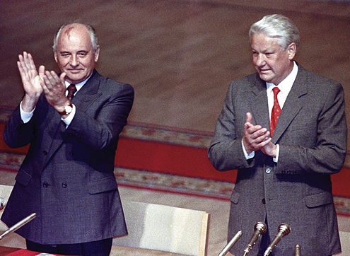 RAZLAZ: Mihail Gorbačov i Boris Jeljcin / foto: reuters