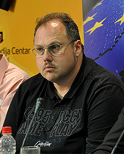 Nedim Sejdinović, predsednik Nezavisnog društva novinara Vojvodine 