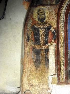 Marko Kraljević na fresci u Markovom manastiru kod Skoplja (1366–1372)