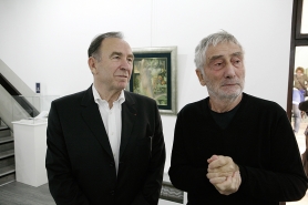 KOLEKCIONAR I SLIKAR: Ivan Ćurković i Ljuba Popović u Modernoj galeriji Valjevo<br><br>foto: dušan jovanović