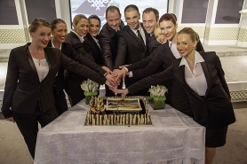 Proslava završetka obuke<br><br>foto: etihad airways / air serbia