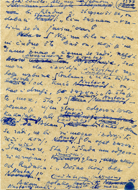 klikni za uvećanje Pismo iz zatvora